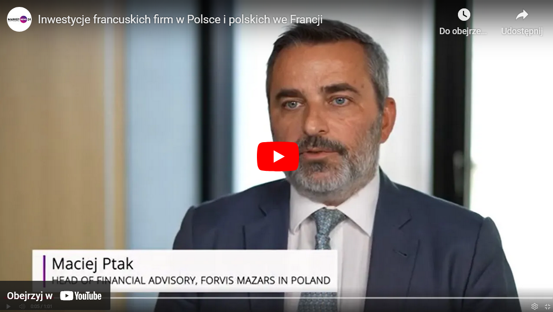 Inwestycje francuskich firm w Polsce i polskich we Francji