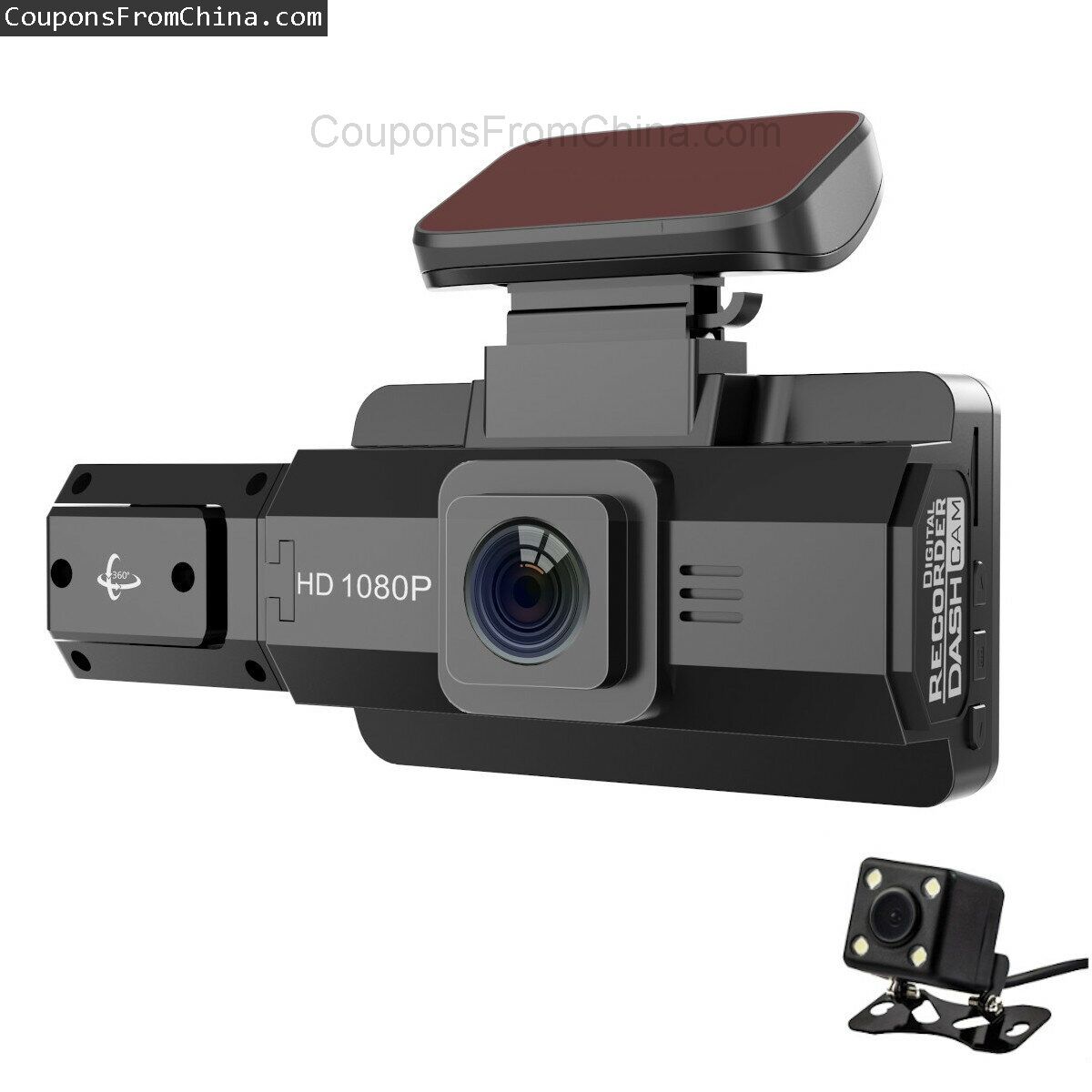 A88 HD 1080P 360 Rotation Dash Cam za $29.03