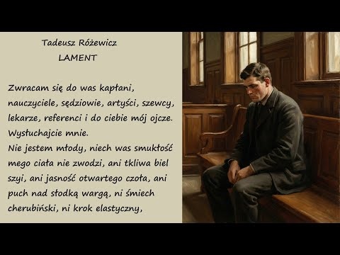 Lament Tadeusz Różewicz Poezje Wiersze | Poezja Dla Duszy