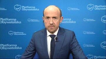 Wiceprzewodniczący PO Borys Budka w "Gościu Wydarzeń"