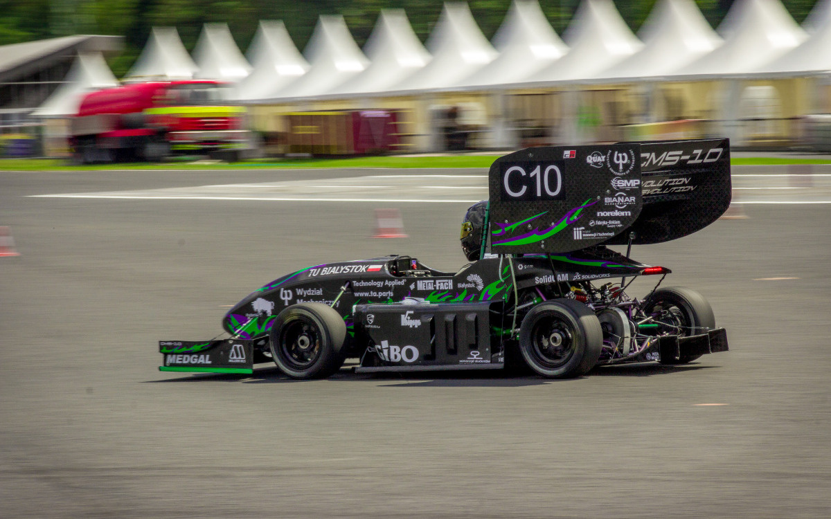 Sukcesy zespołu Cerber Motorsport na zawodach Formula Student Czech Republic - Politechnika Białostocka sukcesy
