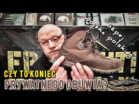 Szpej Wojska Polskiego - czy to koniec prywatnego obuwia?