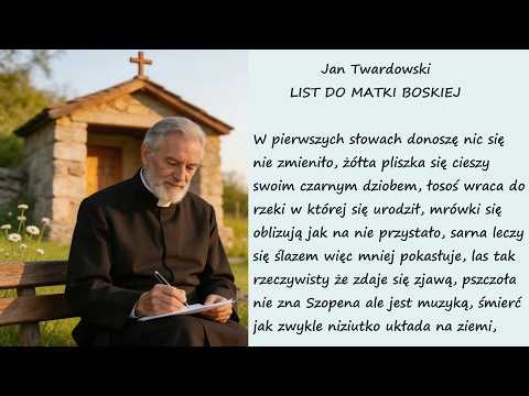 List Do Matki Boskiej Jan Twardowski Poezje Wiersze | Poezja Dla Duszy