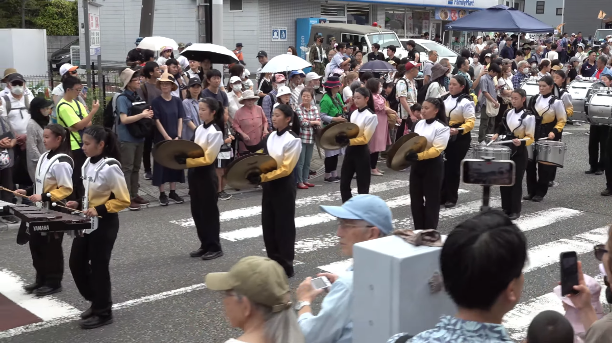 Kamakura Women´s University Junior & Senior High School - 22nd Ofuna Festival OFUNA2025 Parade & Concert, 2025-05-18