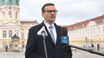 Wojna Rosja-Ukraina. Premier w Berlinie. "Przyjechałem, żeby wstrząsnąć sumieniem Niemiec"