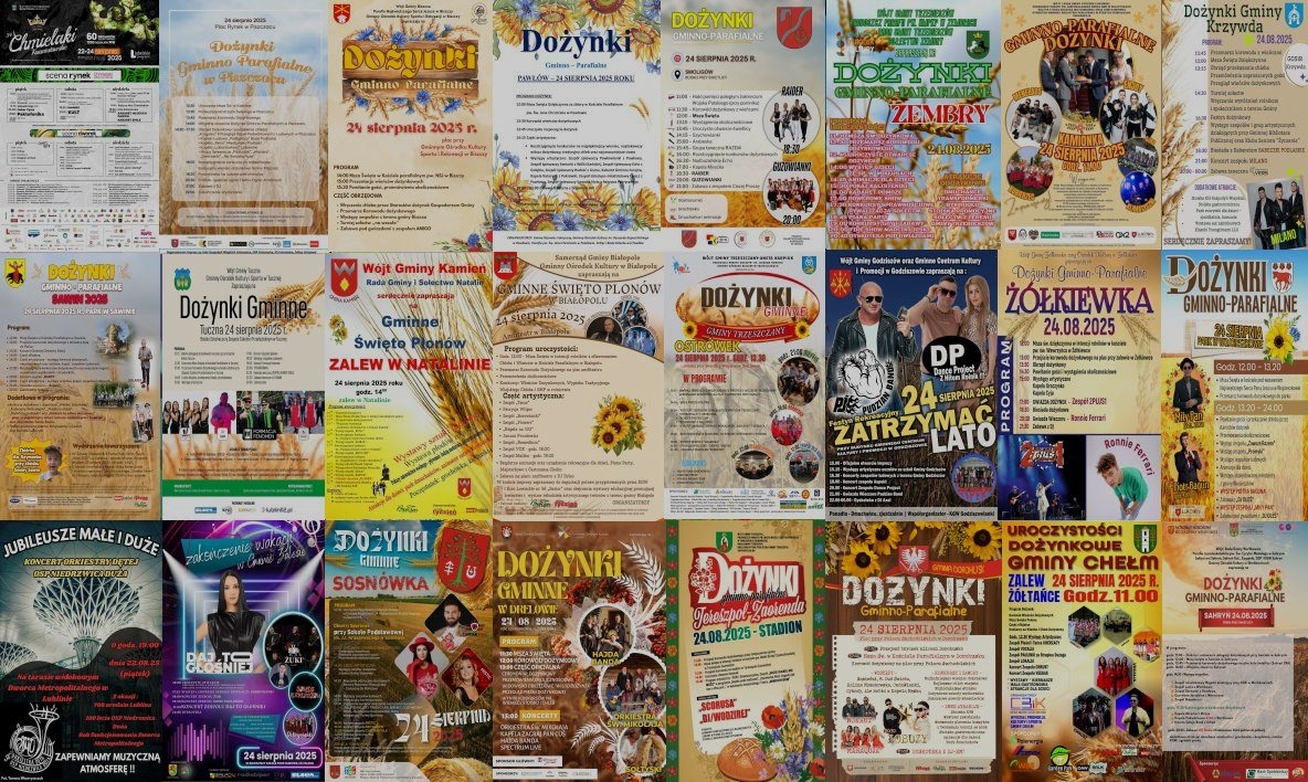 Takiego weekendu dawno nie było: Jarmark Jagielloński, Chmielaki, do tego aż 58 dożynek i nie tylko