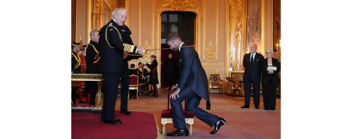 Ogromne wyróżnienie dla Beckhama. Król Karol III uhonorował legendę futbolu