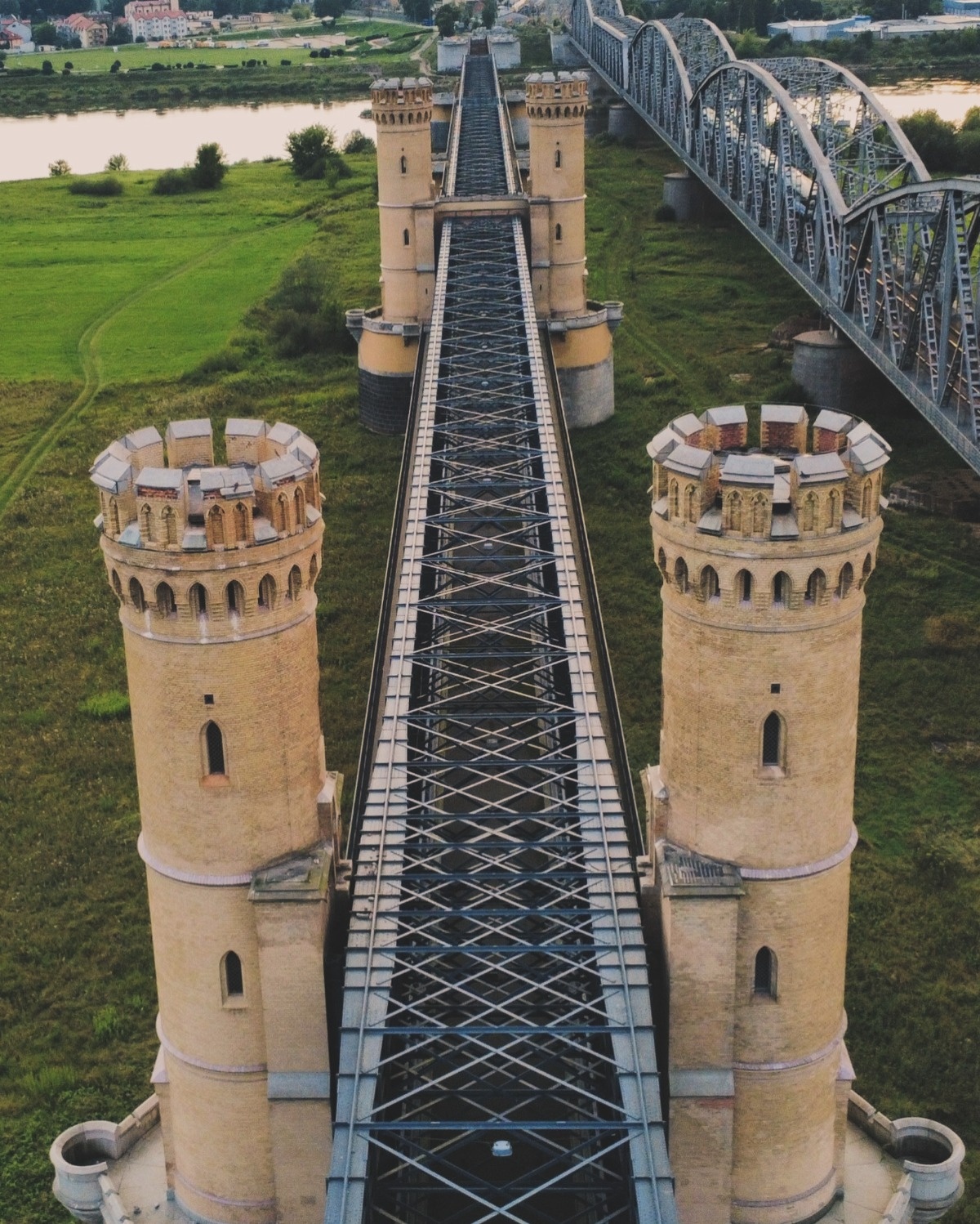 Tczew Cinematic drone footage 4k