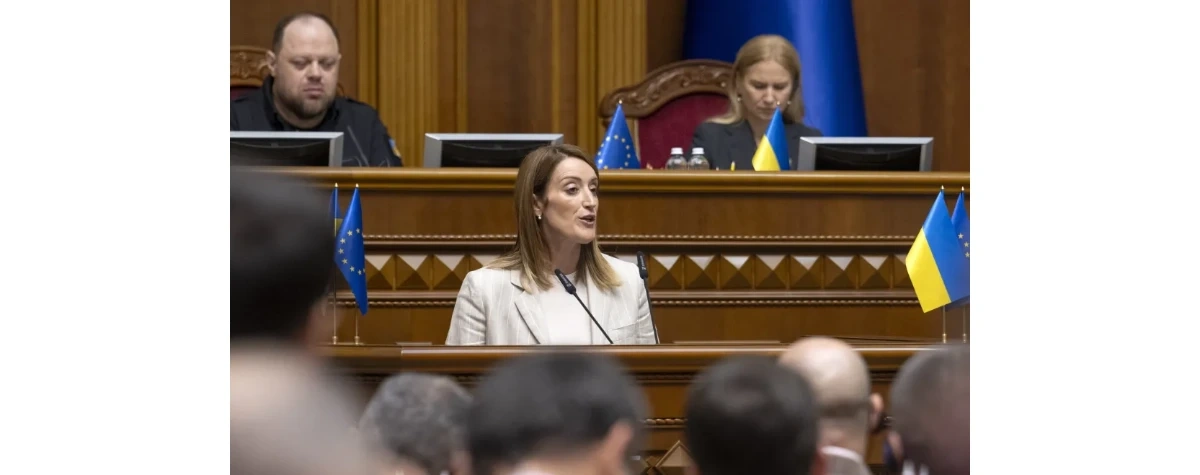 Metsola: w Kijowie zostanie otwarte stałe przedstawicielstwo Parlamentu Europejskiego