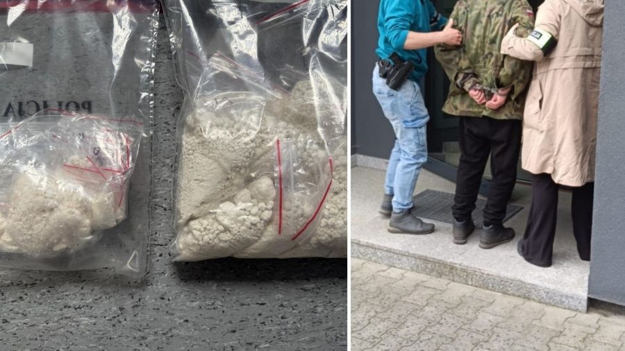 3,8 kg amfetaminy. 63-latek w areszcie