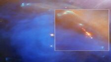 Piękno Mgławicy Biegnący Człowiek z teleskopu Hubble'a