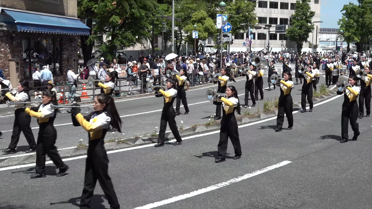 Kamakura Women´s University Junior&Senior High School - Yokohama Port Opening Commemoration Minato Festival 73rd Yokohama Parade, 2025-05-03