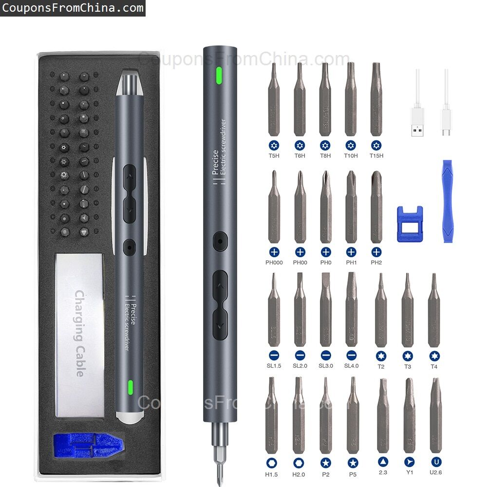 Precision Electric Screwdriver 28 in 1 za $23.00