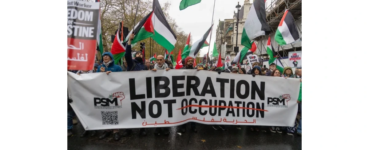 Blisko 100 osób zatrzymanych w czasie propalestyńskich demonstracji w Wielkiej Brytanii