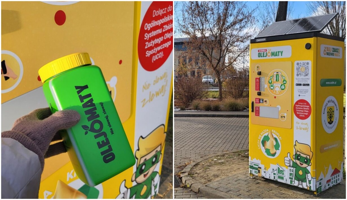 Olejomaty w akcji! Mieszkańcy Michałowic wspólnie dbają o środowisko - WPR24.pl