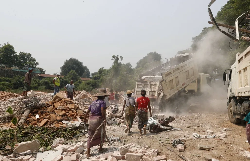 Liczba ofiar trzęsienia ziemi w Mjanmie przekroczyła 3 tys. osób