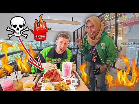 Wyzwanie: NAJOSTRZEJSZE jedzenie w Indonezji (prawie umarłem)