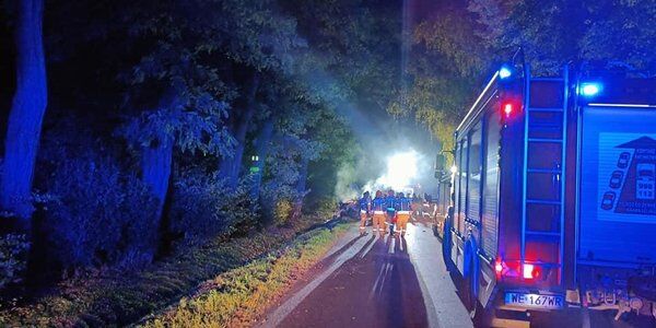 Tragedia na drodze. Zginęło czworo nastolatków