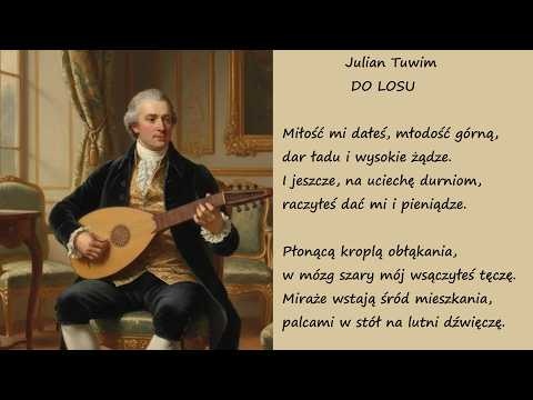 Do Losu Julian Tuwim Poezje Wiersze