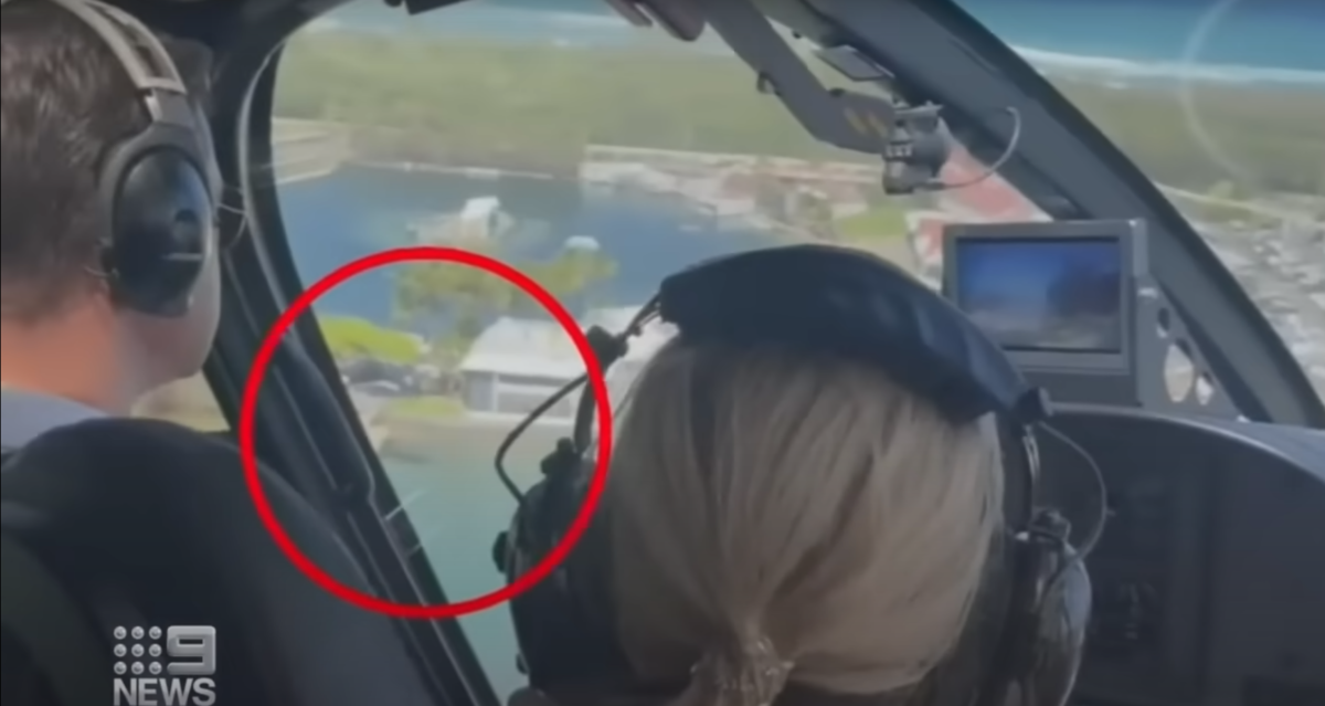 Zderzenie dwóch helikopterów (nagranie z wnętrza)