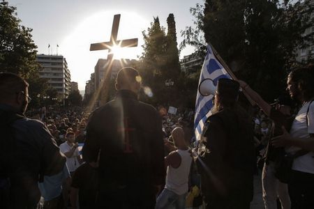 Grecja: Demonstracja przeciwników szczepień w Atenach
