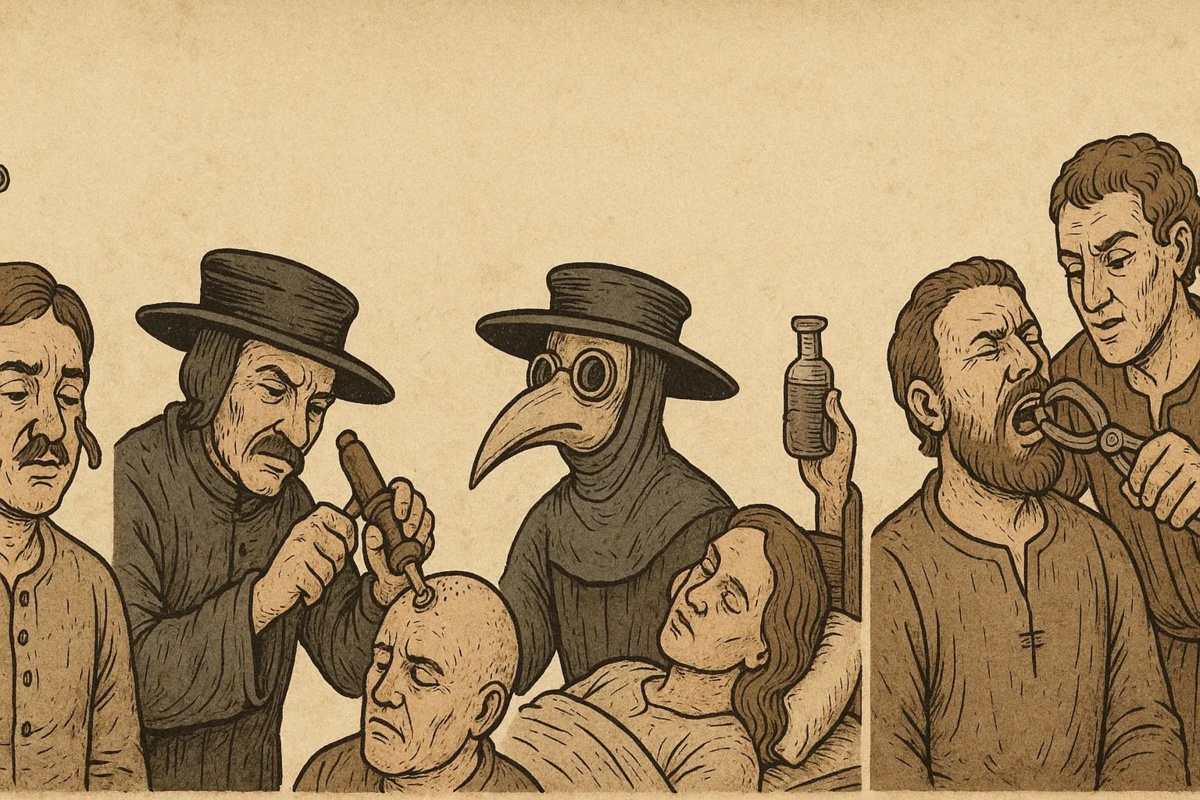 Dziwne praktyki dawnej medycyny