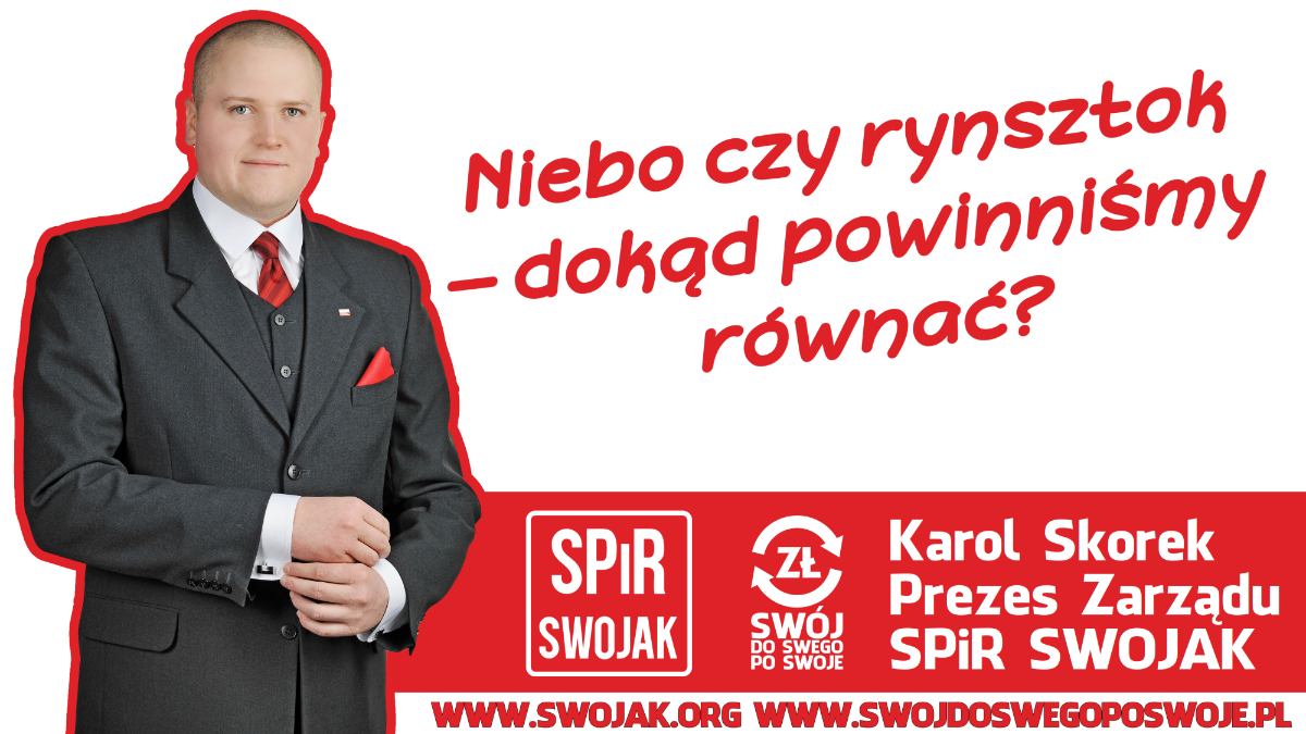 Niebo czy rynsztok – dokąd powinniśmy równać?