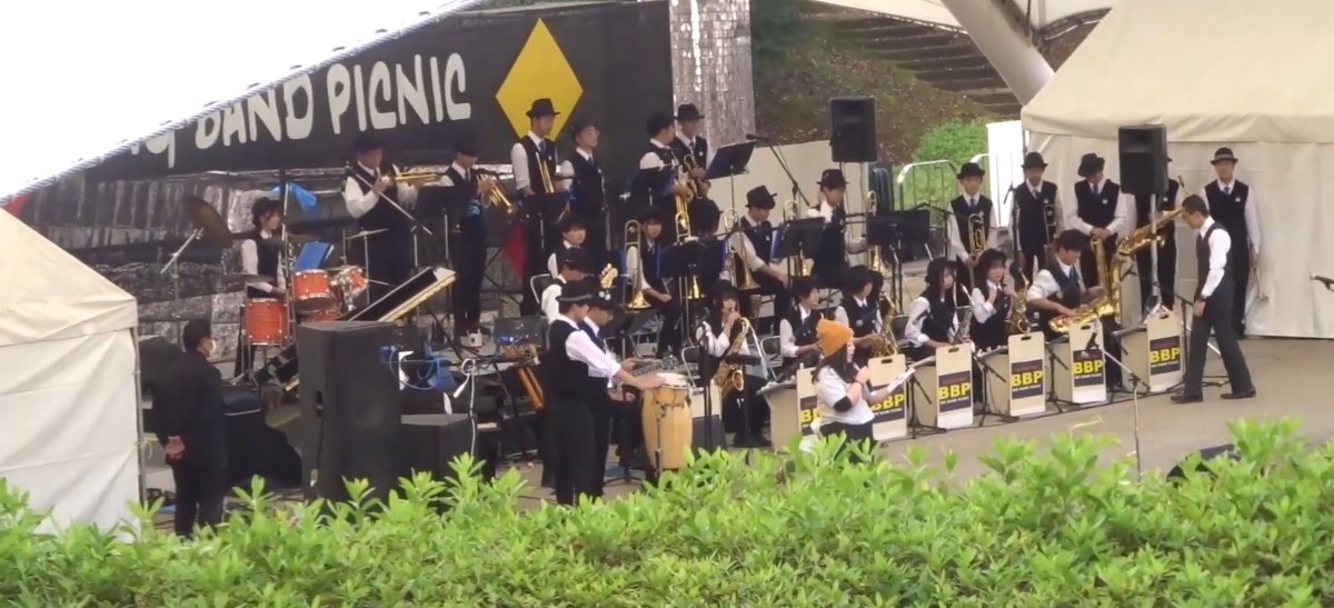 Mito Technical High School Jazz Band Club (Blue Beginners) -  10th BIG BAND PICNIC in KASAMA, 2022-10-08