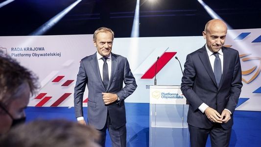 Sondaż: Duży wzrost poparcia dla KO. Traci Polska 2050