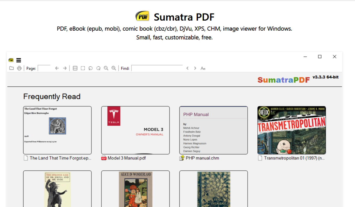 Sumatra PDF - lekki i szybki program do odczytywania plików pdf. A przy tym stworzony przez Polaka.