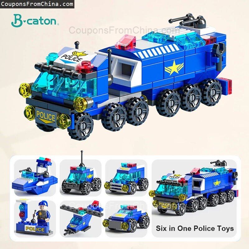 6 In 1 Building Blocks za $3.78