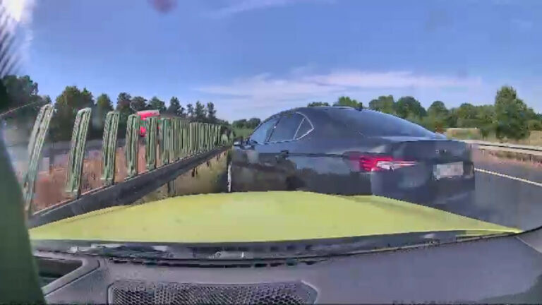 Wypadek na S3 pod Sulechowem. Mamy nagranie z momentu zderzenia