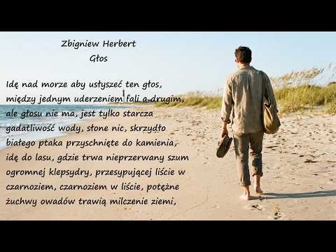 Głos Zbigniew Herbert Poezje Wiersze | Poezja Dla Duszy