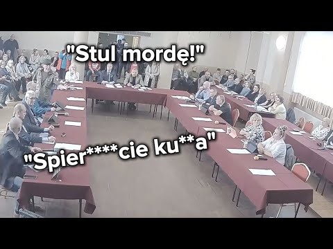 Fragment sesji Rady Miejskiej w Lewinie Brzeskim. Było bardzo gorąco.