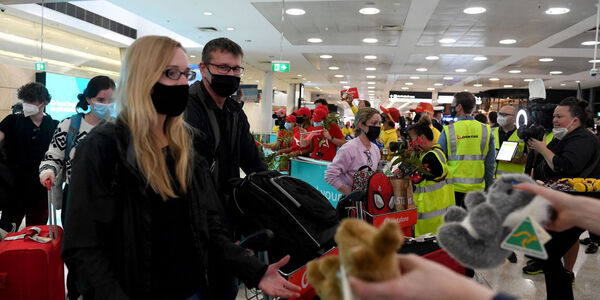 Granice Australii w pełni otwarte dla zaszczepionych na COVID