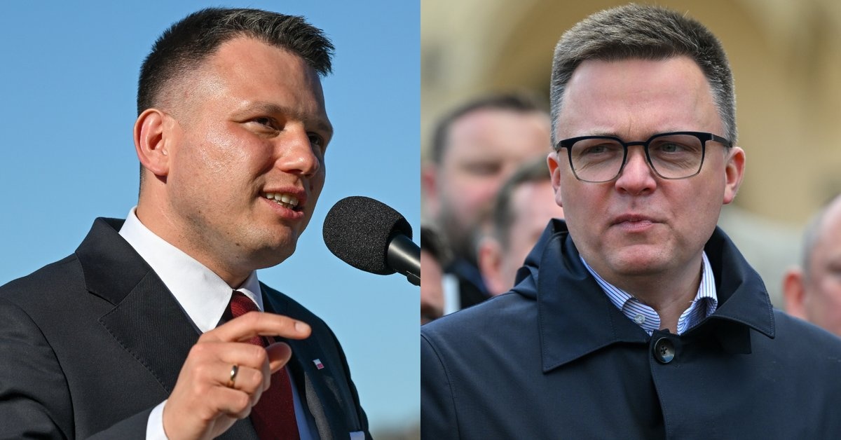 Szymon Hołownia pozywa Sławomira Mentzena w trybie wyborczym. "Za kłamstwa"