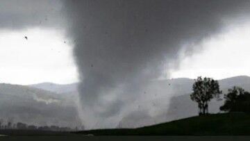 Australia. Tornado w Nowej Południowej Walii. Zerwane dachy i wyrwane drzewa
