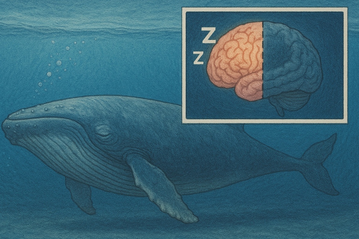 Odkryto, że wieloryby wyłączają połowę mózgu gdy śpią