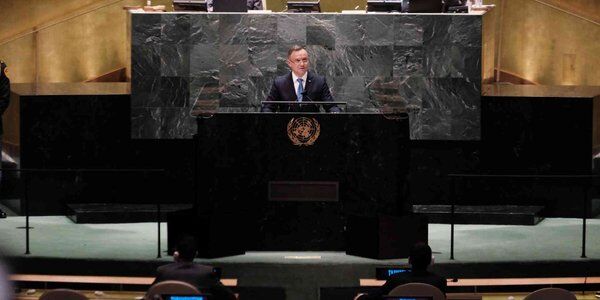 Andrzej Duda w ONZ o kryzysie na granicy z Białorusią: Polska nie ustąpi