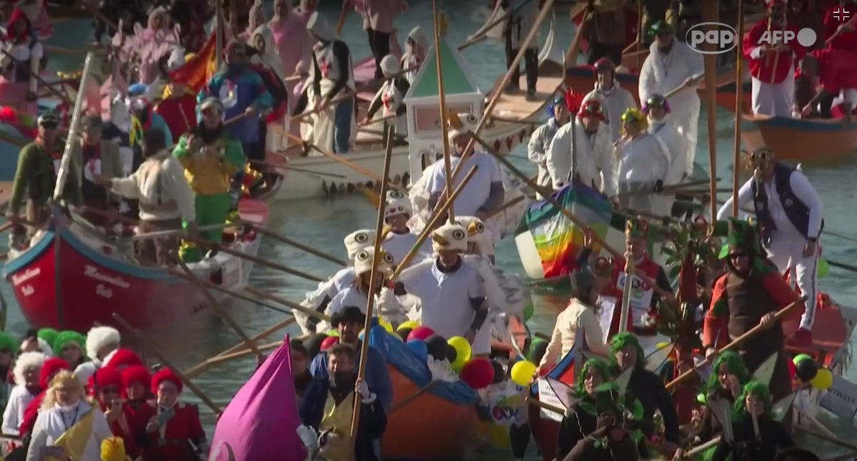 Rozpoczął się karnawał w Wenecji [WIDEO]