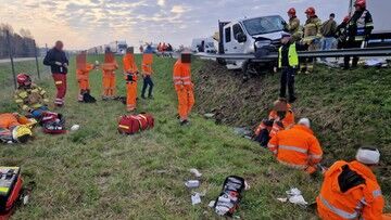 Wypadek masowy na autostradzie A4 w Starych Żukowicach. Jechali do pracy, gdy uderzył w nich tir