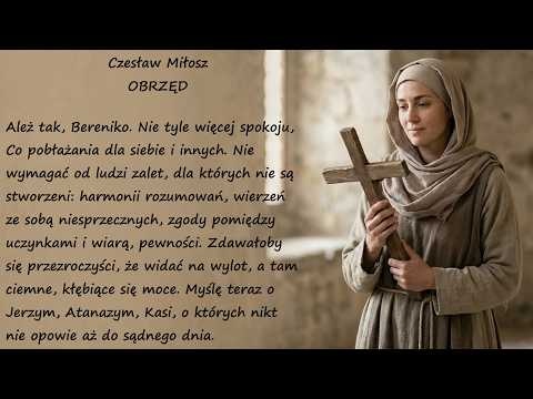 Obrzęd Czesław Miłosz Poezje Wiersze | Poezja Dla Duszy