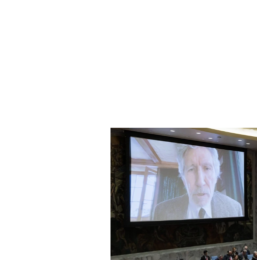 Roger Waters wystąpił w ONZ na prośbę Rosji.