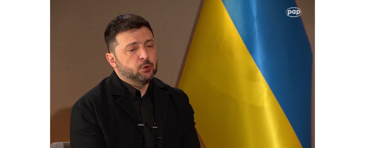Wywiad z prezydentem Ukrainy. Zełenski: nie możemy sobie okazywać żadnej wrogości