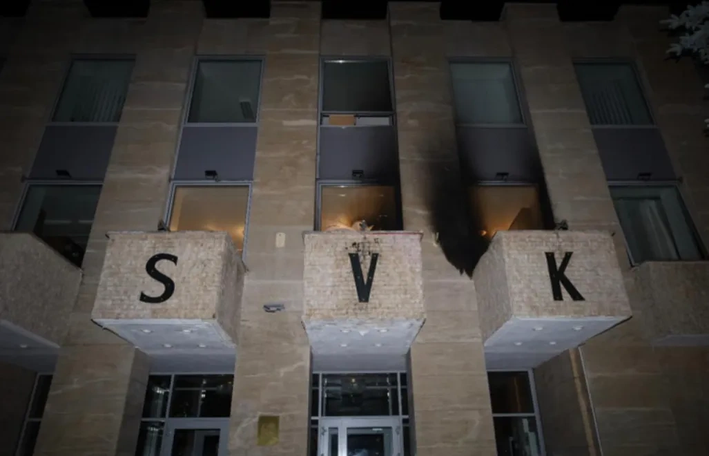 Rosyjski Dom w Pradze obrzucony koktajlami Mołotowa