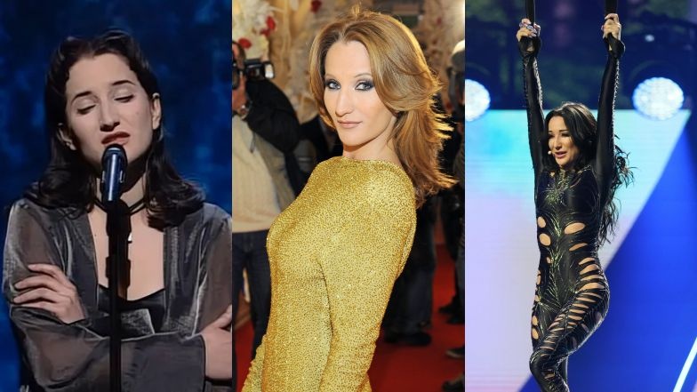 Od "Szansy na sukces" do drugiego występu na Eurowizji. Tak przez lata zmieniała się Justyna Steczkowska