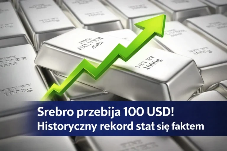 Srebro przebija 100 USD! Historyczny rekord stał się faktem