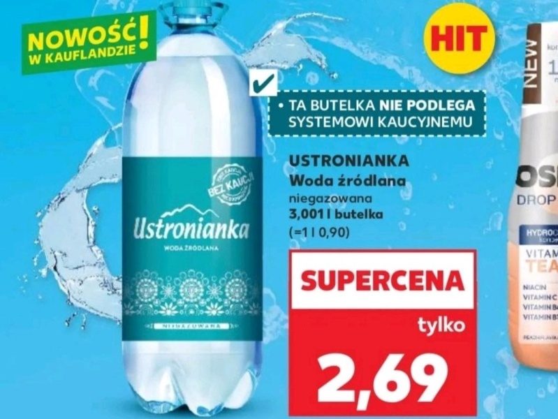 Kaufland obchodzi system kaucyjny, wprowadzając butelkę ze zwiększoną pojemnością - ZielonaGospodarka.pl