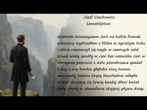 Samobójstwo Józef Czechowicz Poezje Wiersze | Poezja Dla Duszy