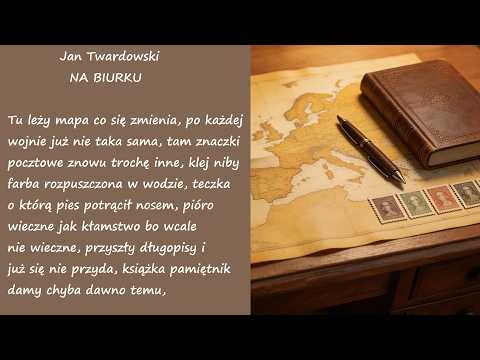 Na Biurku Jan Twardowski Poezje Wiersze | Poezja Dla Duszy